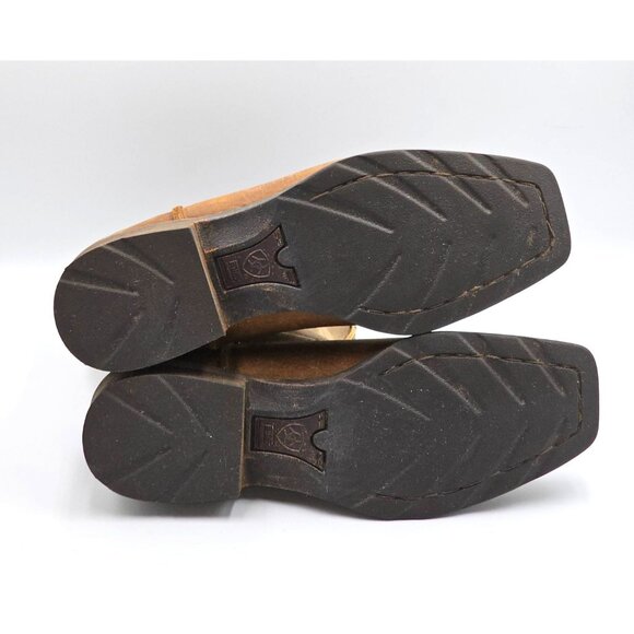 Ariat Women's Brown Leather Rambler Bomber Western Cowgirl Boots Size 8B 2819 - Picture 5 of 16